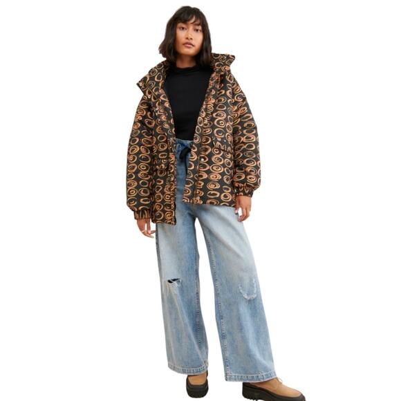 Find Me Now x Free People Nova Puffer Jacket Coat Size S/M - Picture 3 of 15